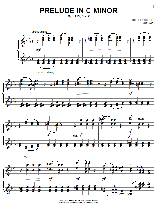 Prelude in C Minor, Op. 119, No. 25
