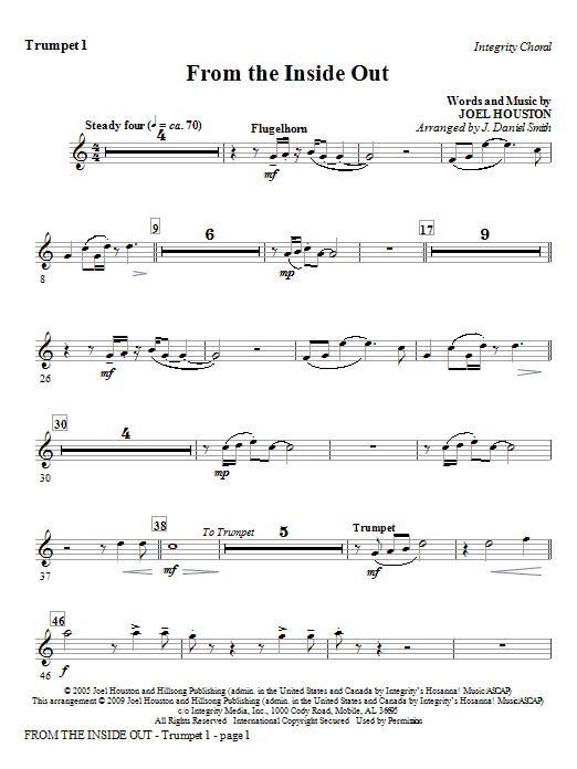 From the Inside Out - Trumpet 1