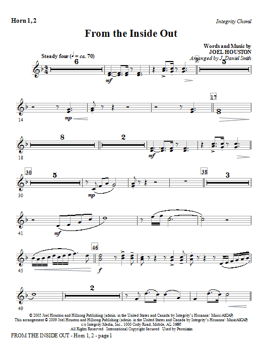 From the Inside Out - Horn 1 & 2