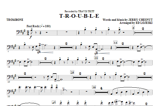 T-R-O-U-B-L-E - Trombone