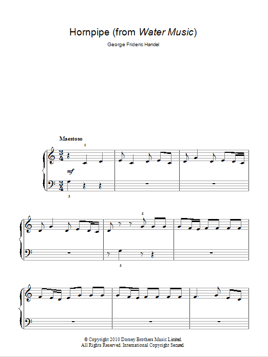 Hornpipe (from The Water Music Suite)