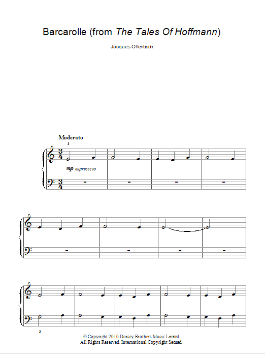 Barcarolle (from The Tales Of Hoffmann)