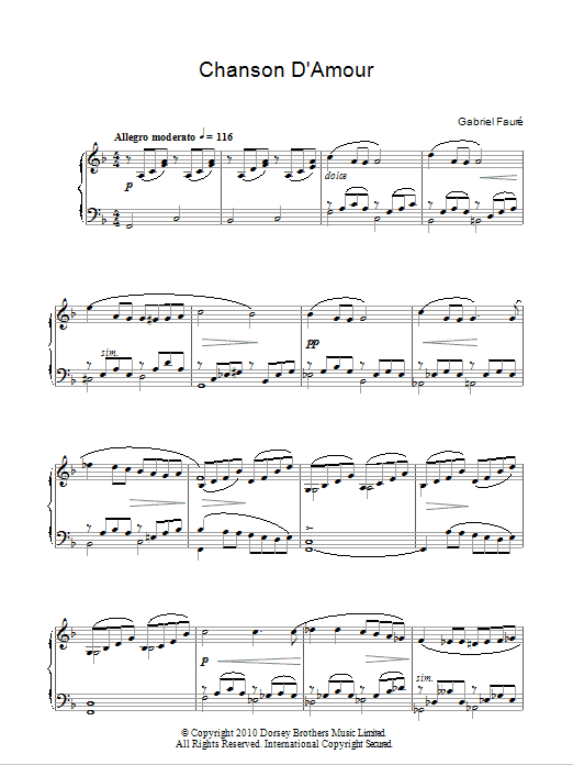 Chanson D'Amour