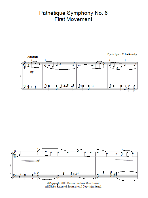 Pathetique (from The 6th Symphony)