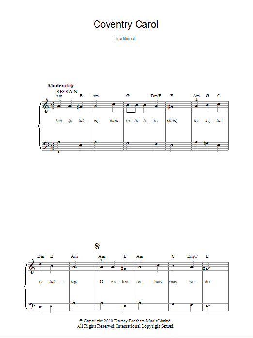Coventry Carol