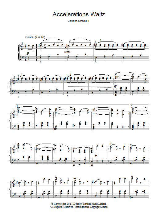 Accelerations Waltz, Op. 234