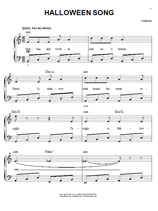 Halloween Song