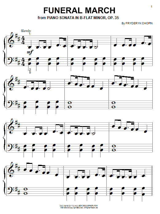 Sonata No. 2 In Bb Minor, Op. 35 (Funeral March)