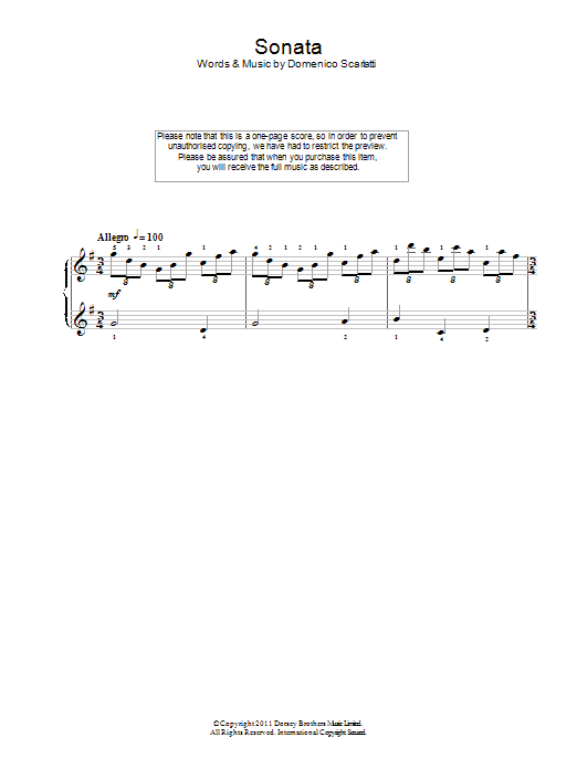 Sonata In G Major