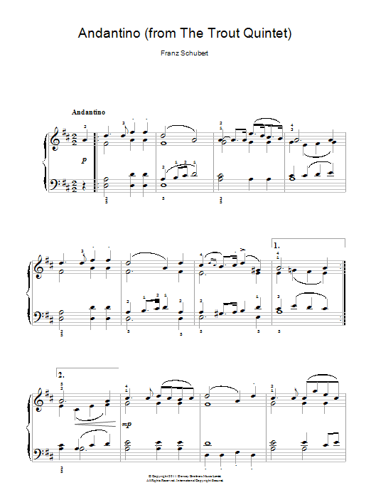 Theme From The Trout Quintet (Die Forelle)