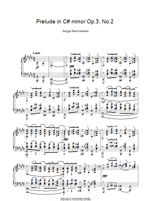 Prelude In C# Minor Op.3 No.2
