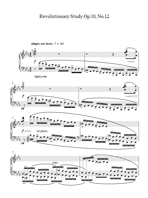 Revolutionary Study Op.10 No.12