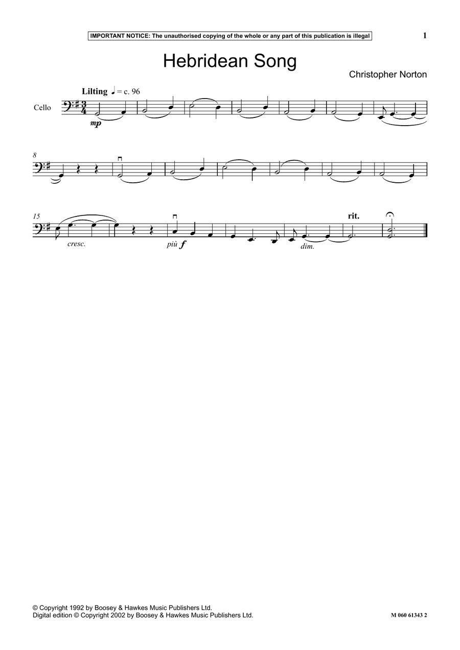 Hebridean Song