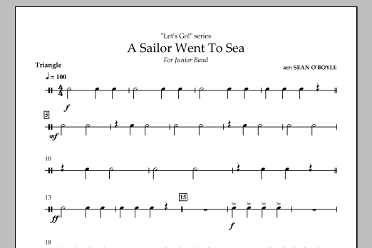 A Sailor Went To Sea - Triangle
