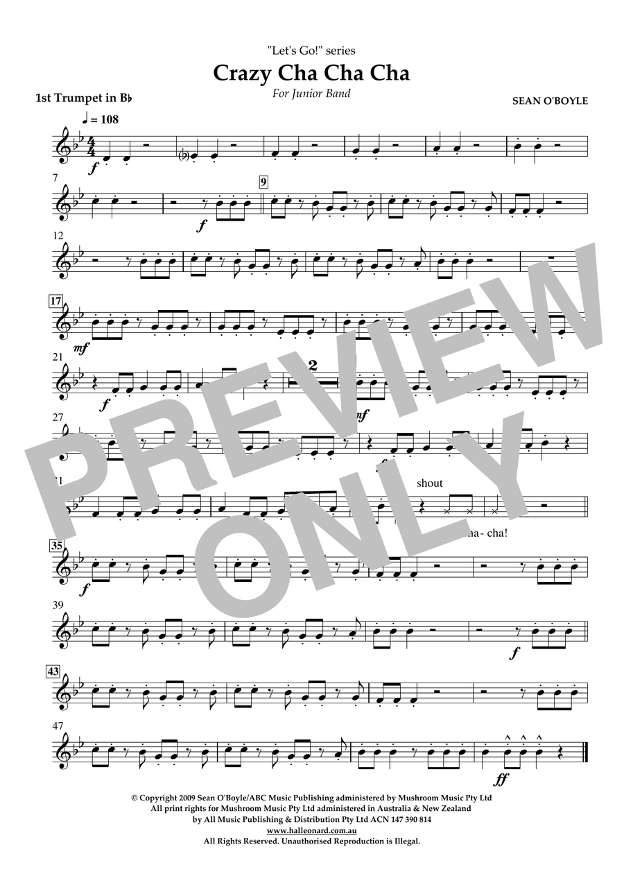 Crazy Cha Cha Cha - Bb Trumpet 1