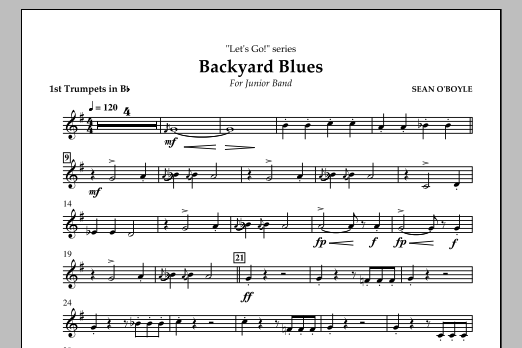 Backyard Blues - Bb Trumpet 1