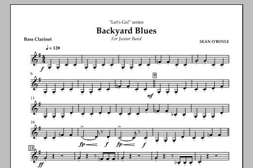 Backyard Blues - Bass Clarinet