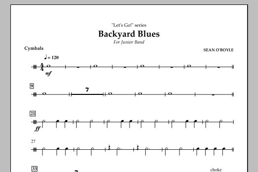 Backyard Blues - Cymbals