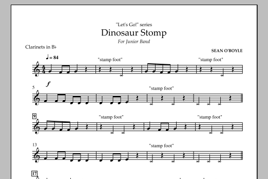 Dinosaur Stomp - Bb Clarinet