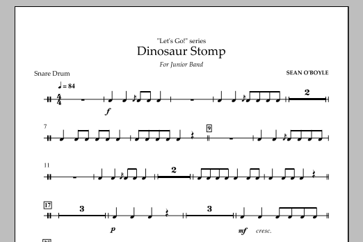 Dinosaur Stomp - Snare Drum