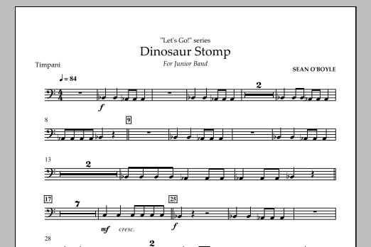 Dinosaur Stomp - Timpani