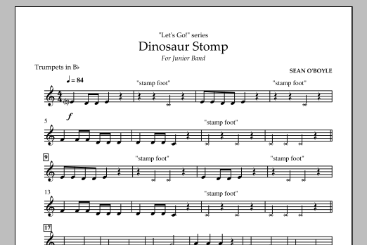 Dinosaur Stomp - Bb Trumpet