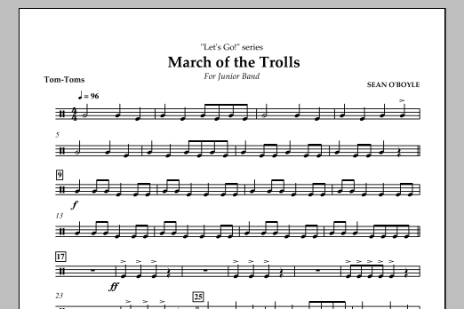 March of the Trolls - Tom Toms