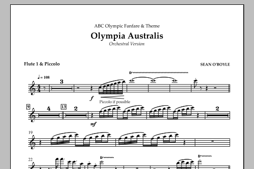 Olympia Australis (Orchestra) - Flute 1/Picollo