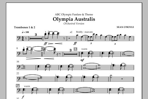 Olympia Australis (Orchestra) - Trombone 1,2