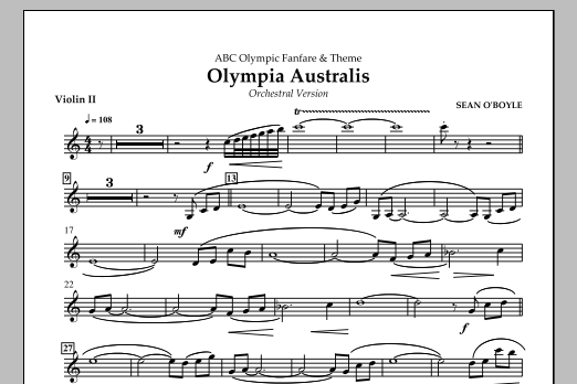 Olympia Australis (Orchestra) - Violin II