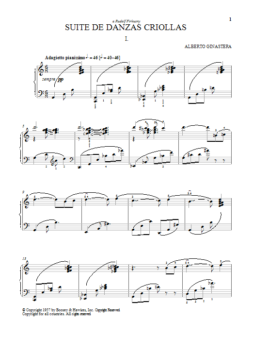 Suite De Danzas Criollas