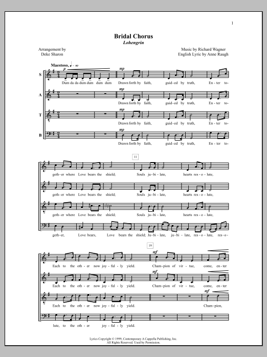 Bridal Chorus from "Lohengrin"