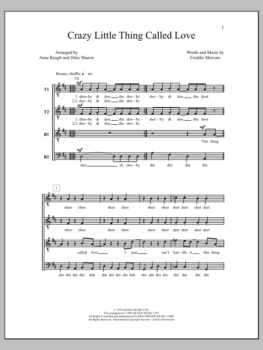 Crazy Little Thing Called Love (arr. Deke Sharon)