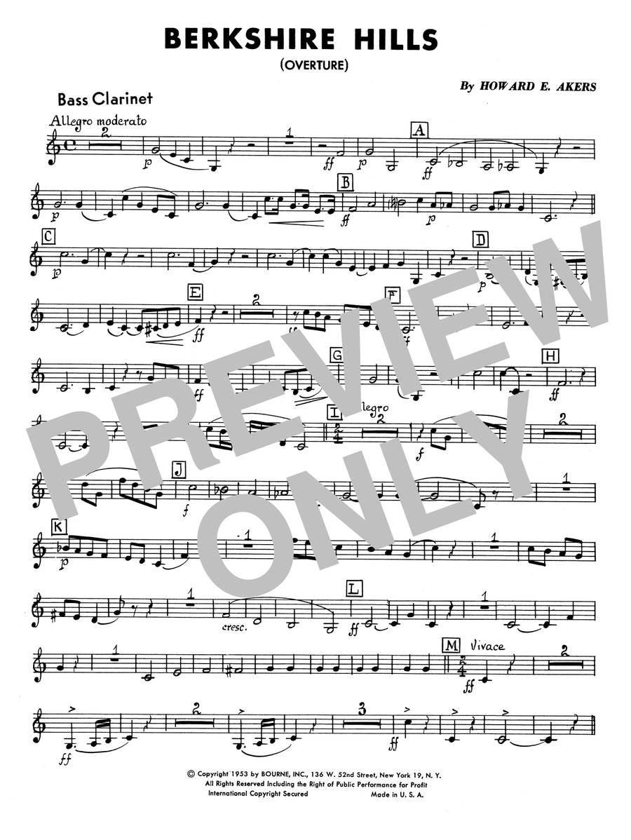 Berkshire Hills - Bb Bass Clarinet