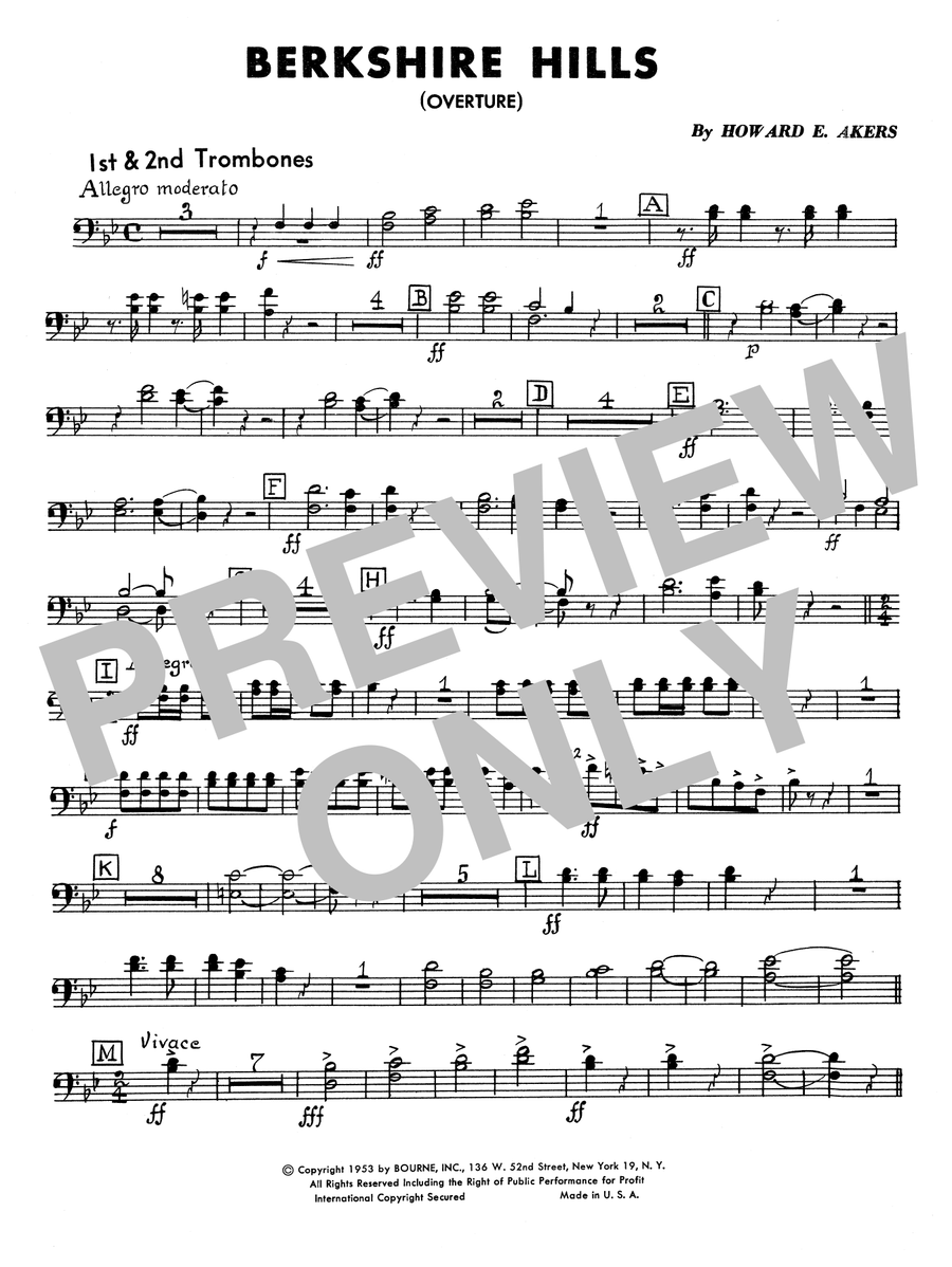 Berkshire Hills - Trombone 1 & 2