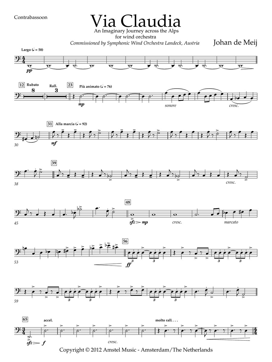 Via Claudia - Contrabassoon
