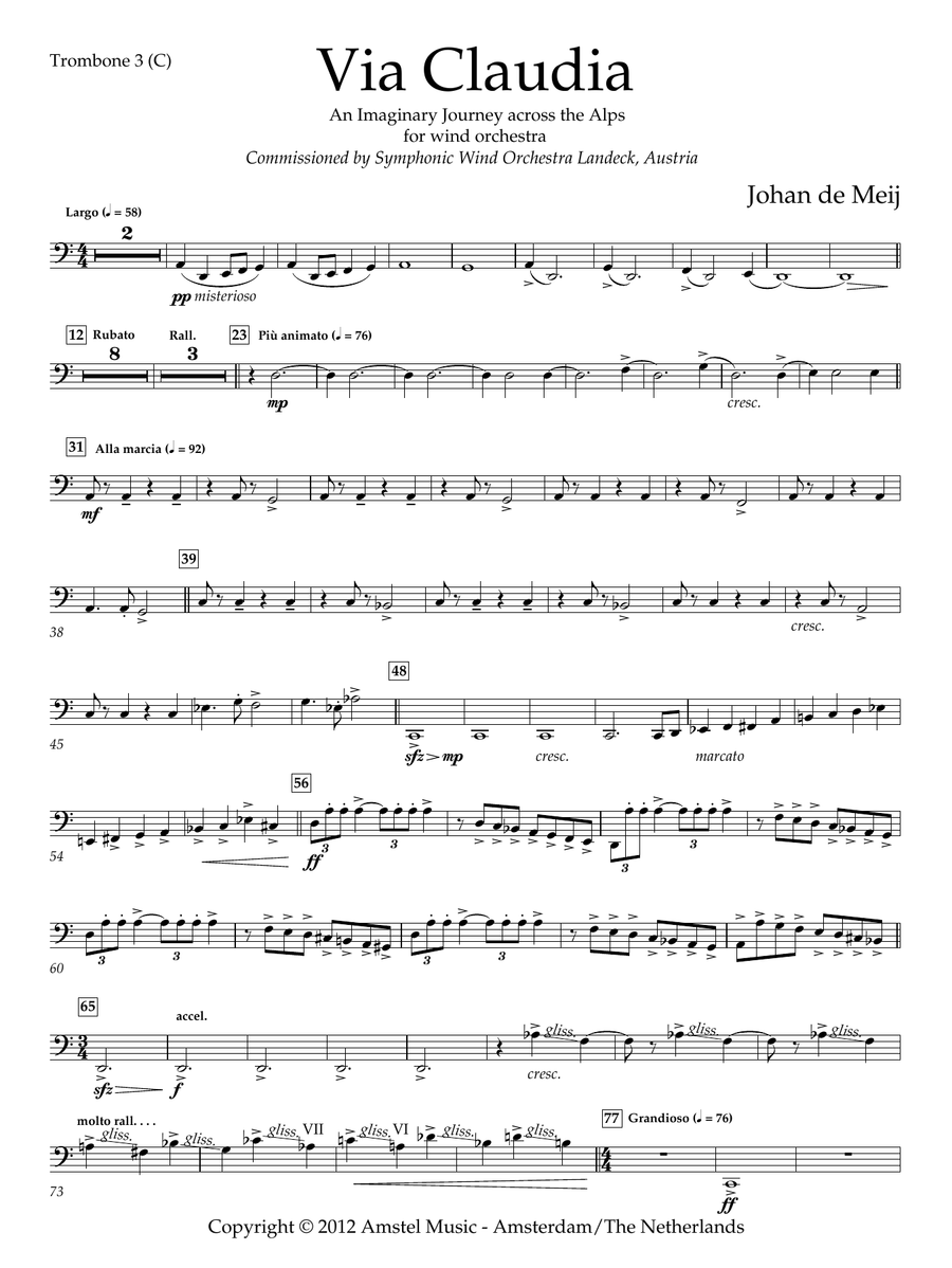 Via Claudia - Trombone 3 (C)