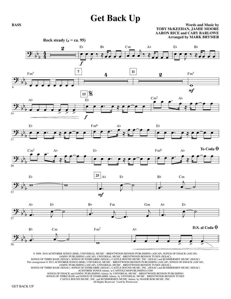 Get Back Up - Bass