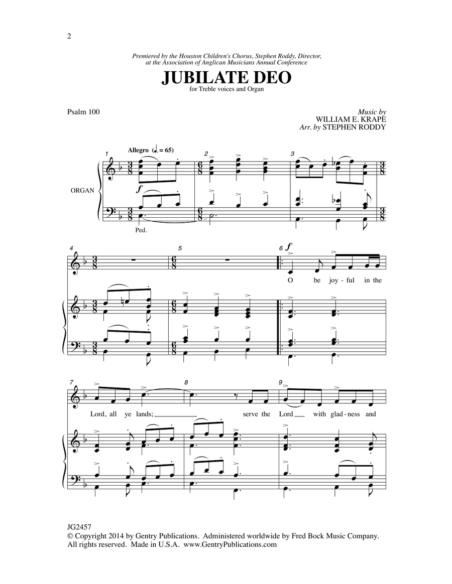Jubilate Deo