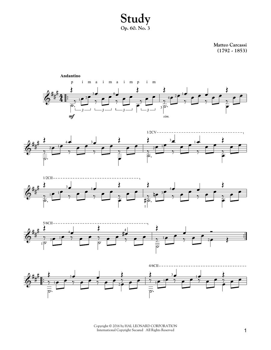Study, Op. 60, No. 3