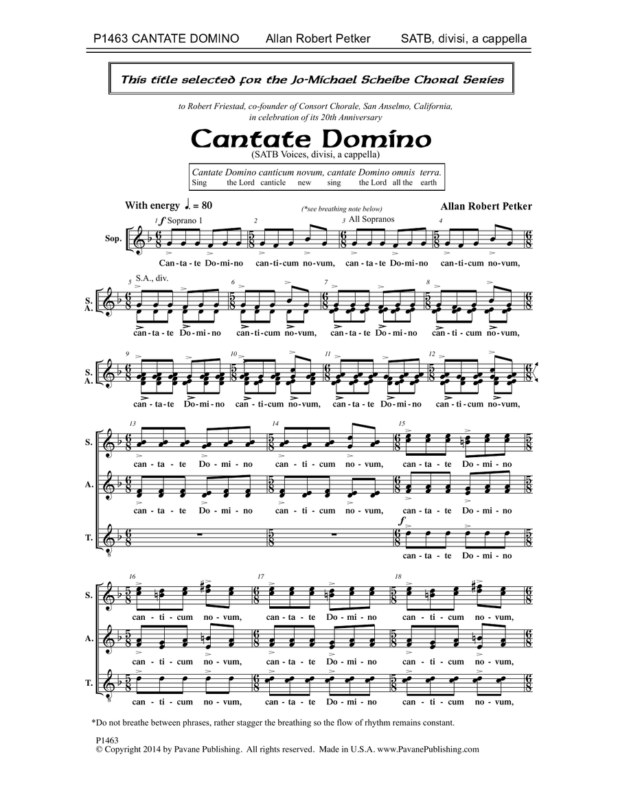 Cantate Domino