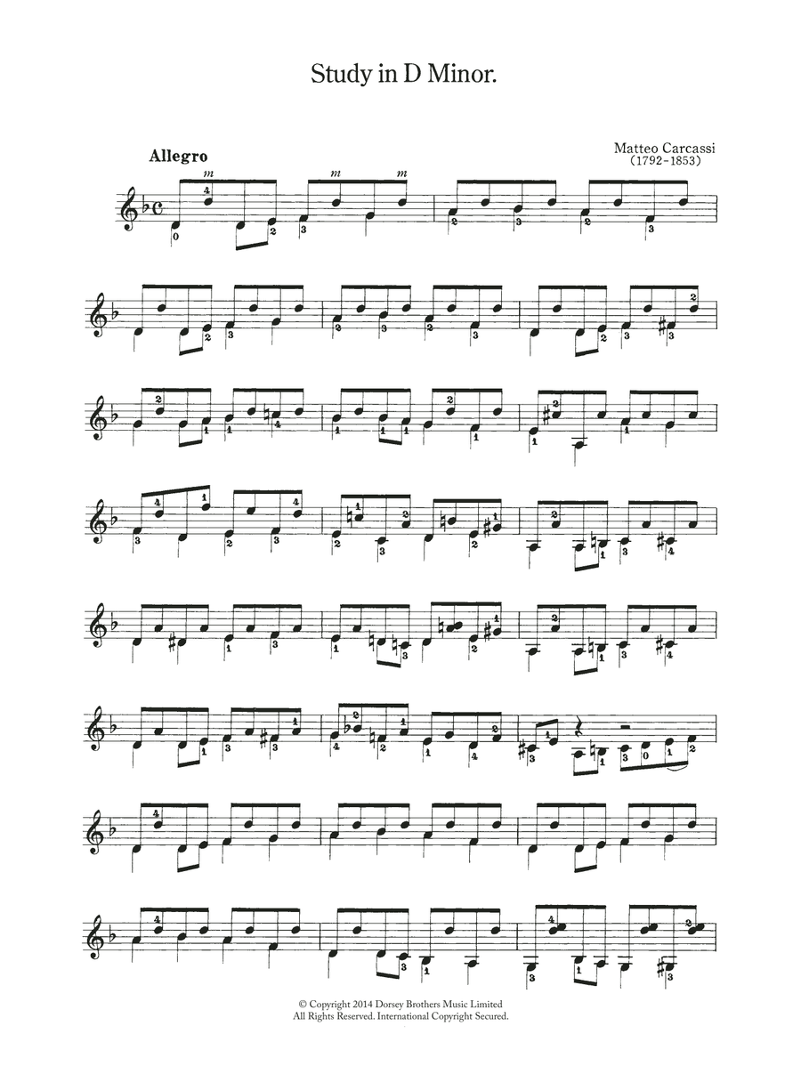 Study In D Minor