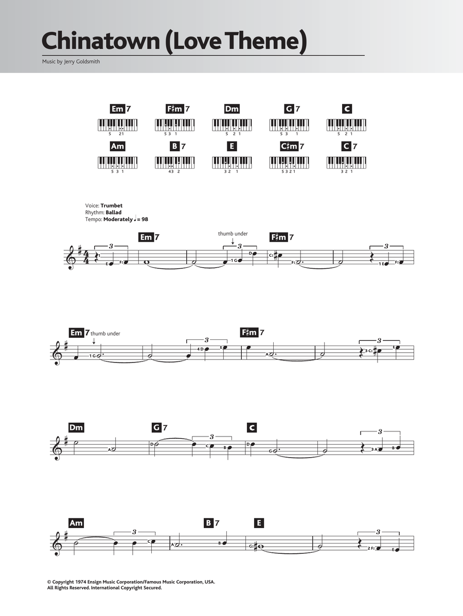 Chinatown (Love Theme/Jake And Evelyn)