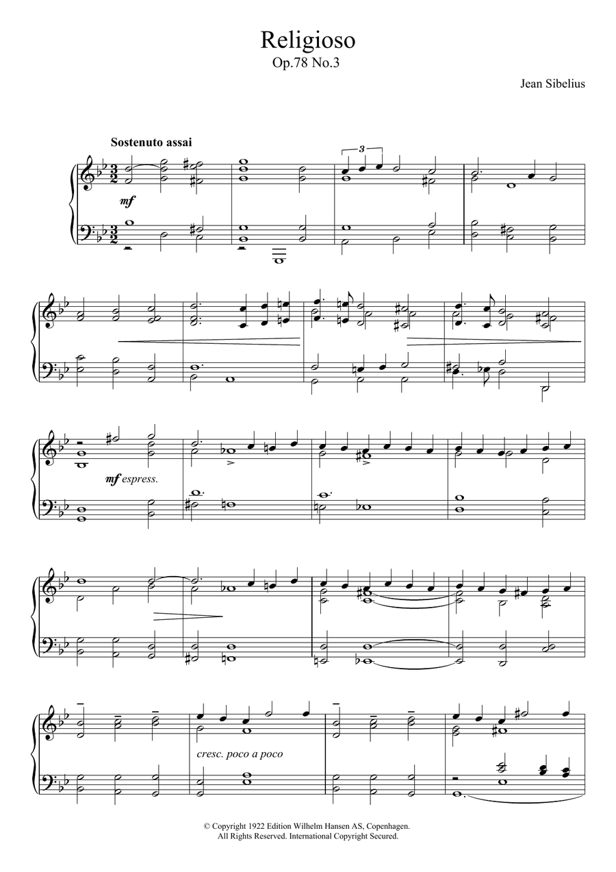 Religioso, Op.78 No.3