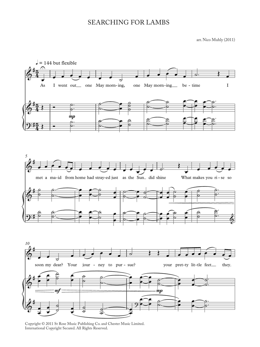 Searching For Lambs (from 'Four Traditional Songs')