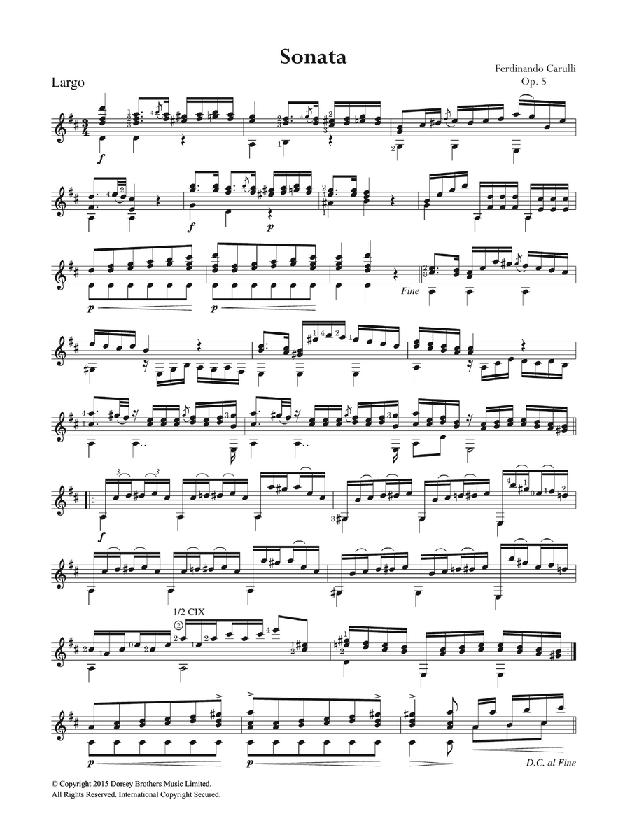 Sonata Op. 5
