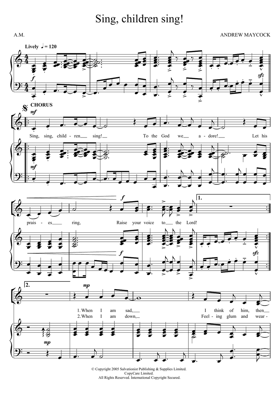 Sing, Children Sing!