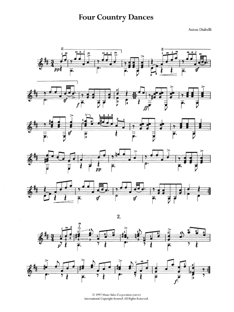 Four Country Dances
