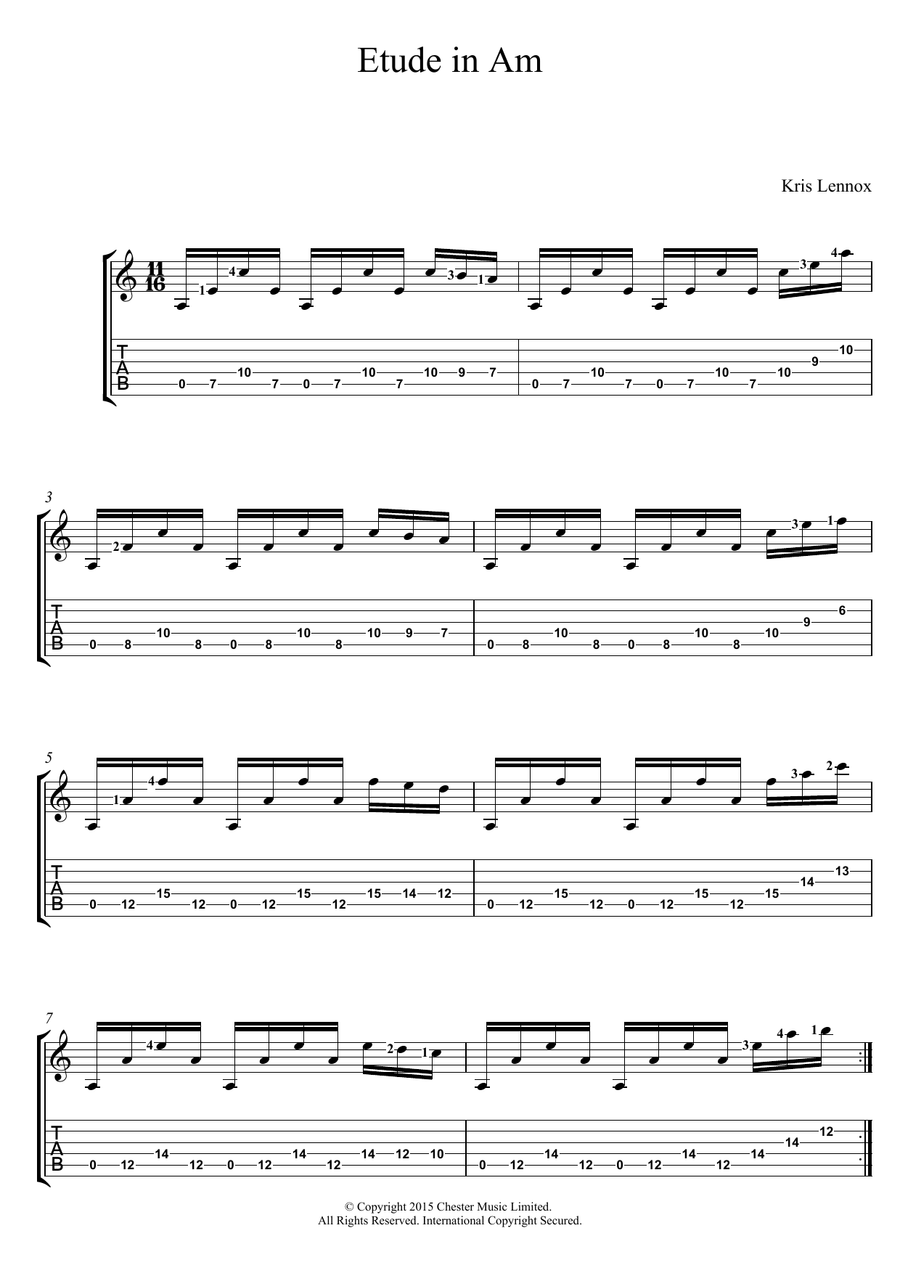 Etude In Am