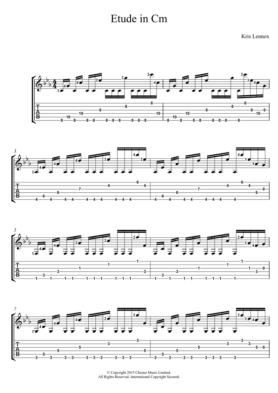 Etude In Cm